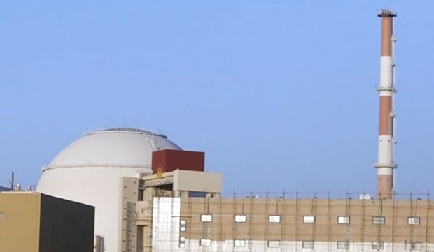 Vue de la centrale nucléaire de Bouchehr en Iran.